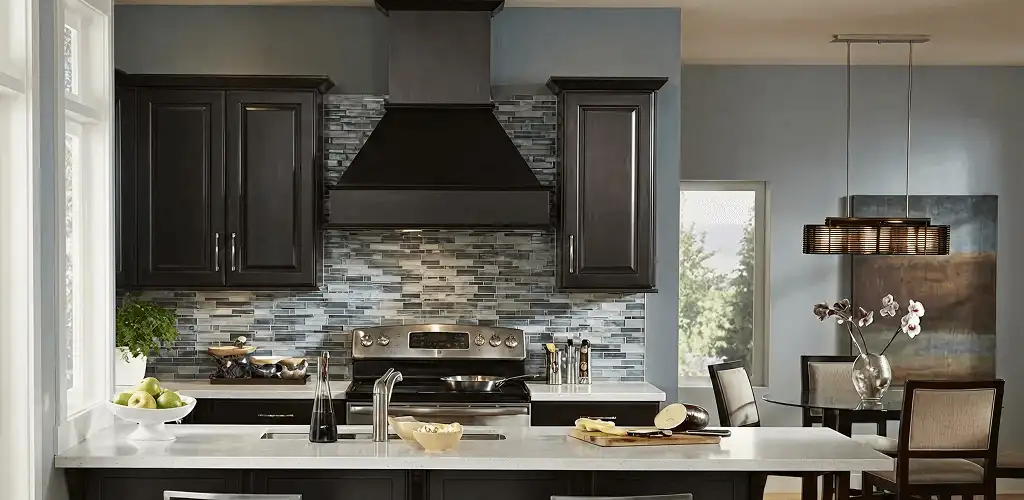 Kitchen cabinet painting and refinishing in a modern kitchen in Sioux Falls, SD